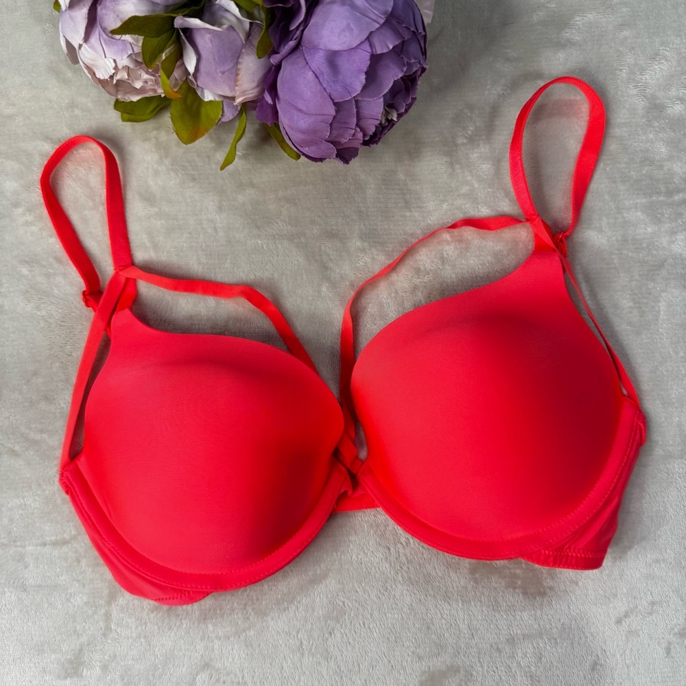 NEW Victoria’s Secret Bright Orange Strappy Bra - Picture 5 of 16